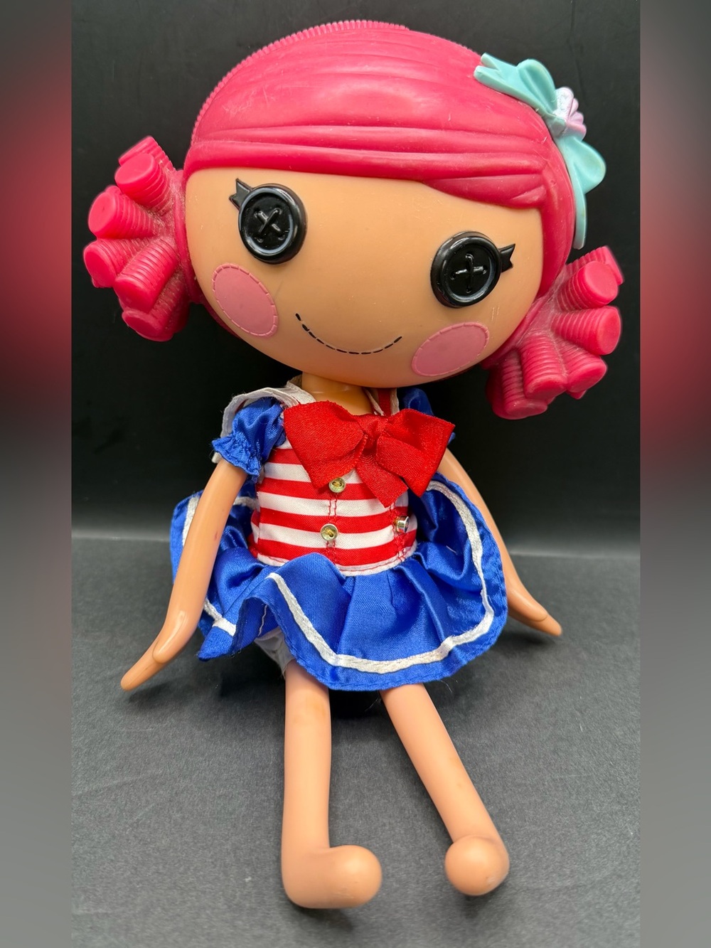 Lalaloopsy- Coral Sea Shells Doll in Red & Blue Marina Outfit- Full sized